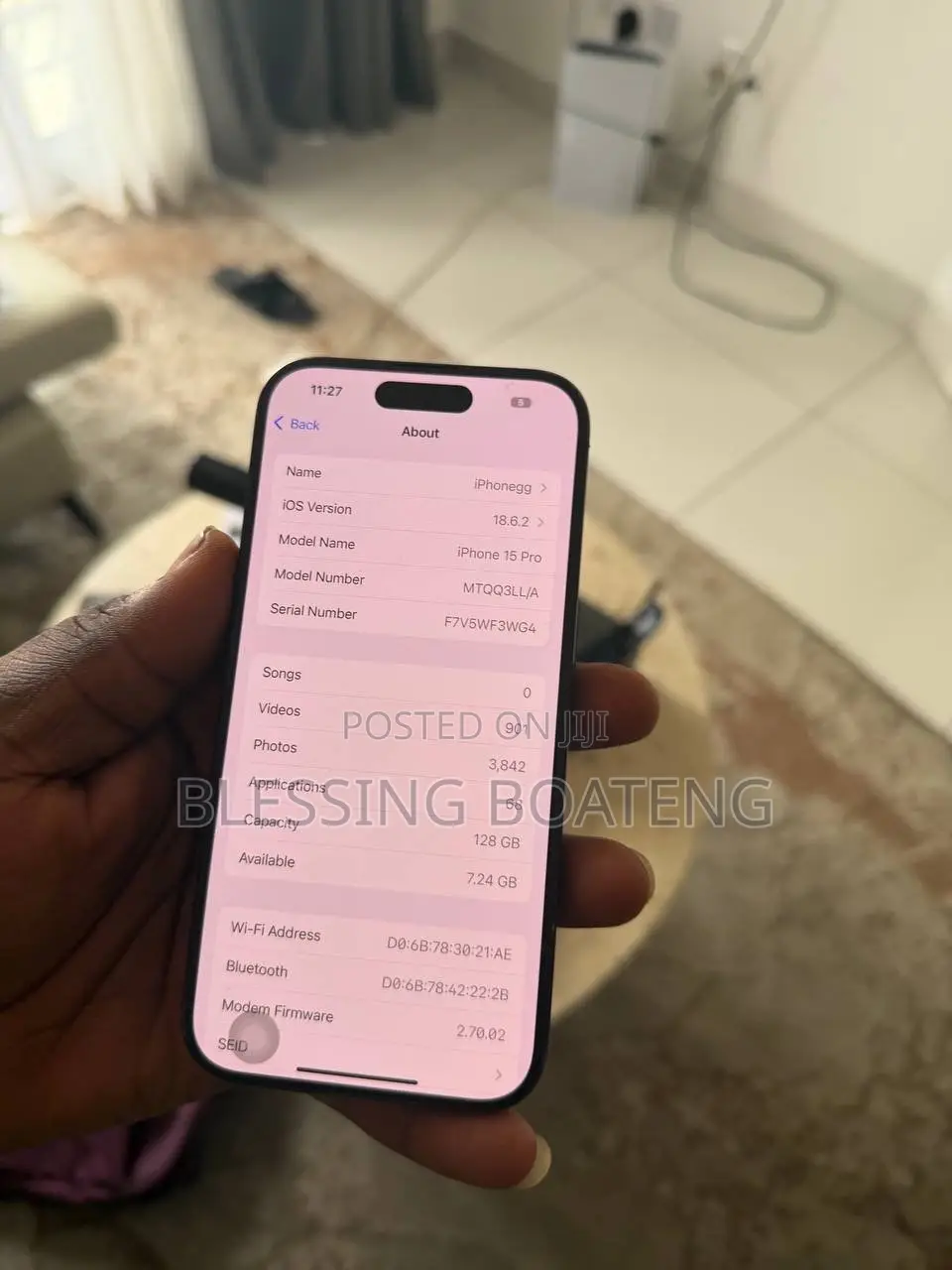 Apple iPhone 15 Pro 128 GB Black