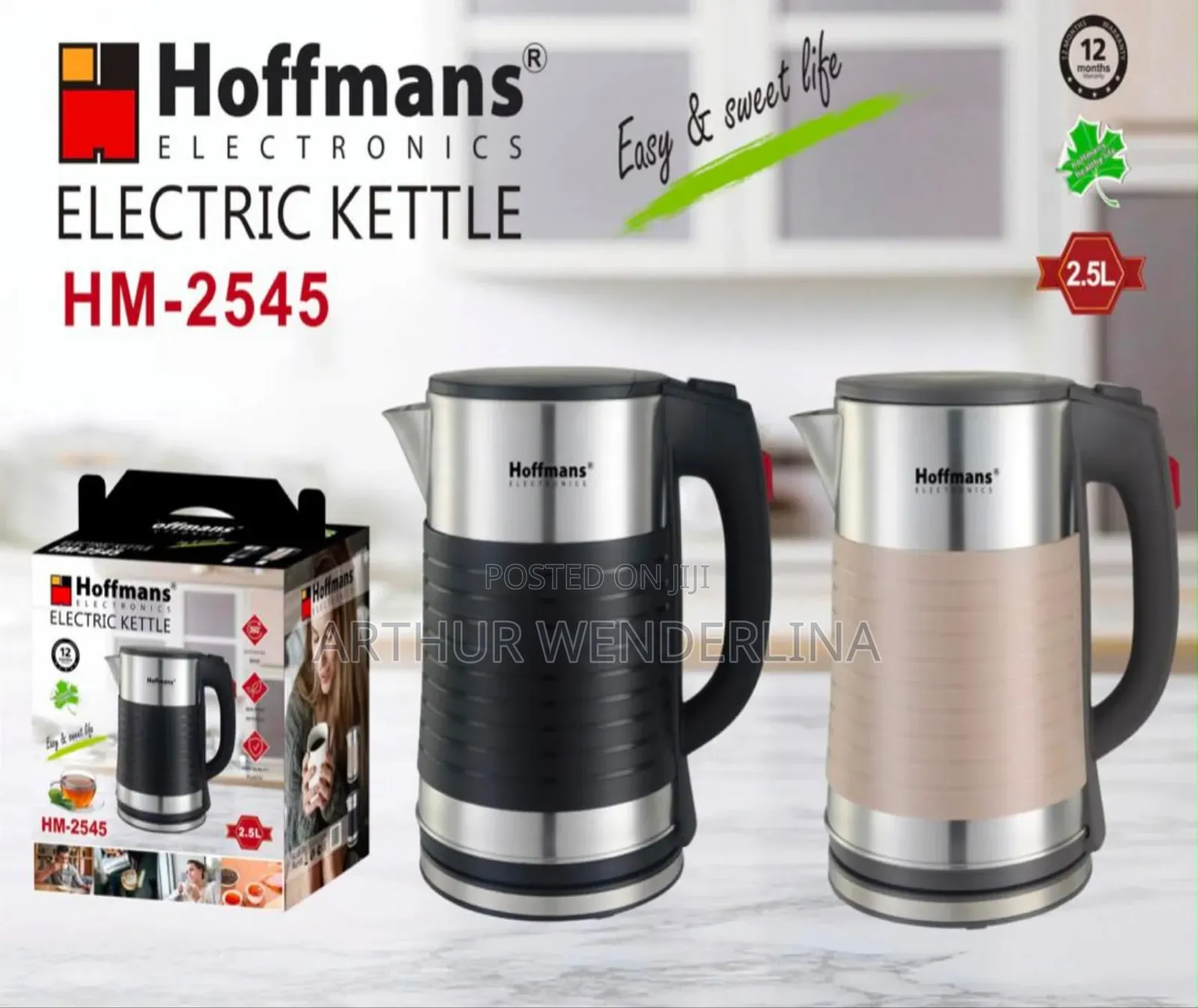 Hoffman Electric Kettle 2.5liters