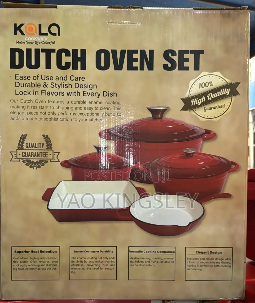 Cast Iron Cookware Set