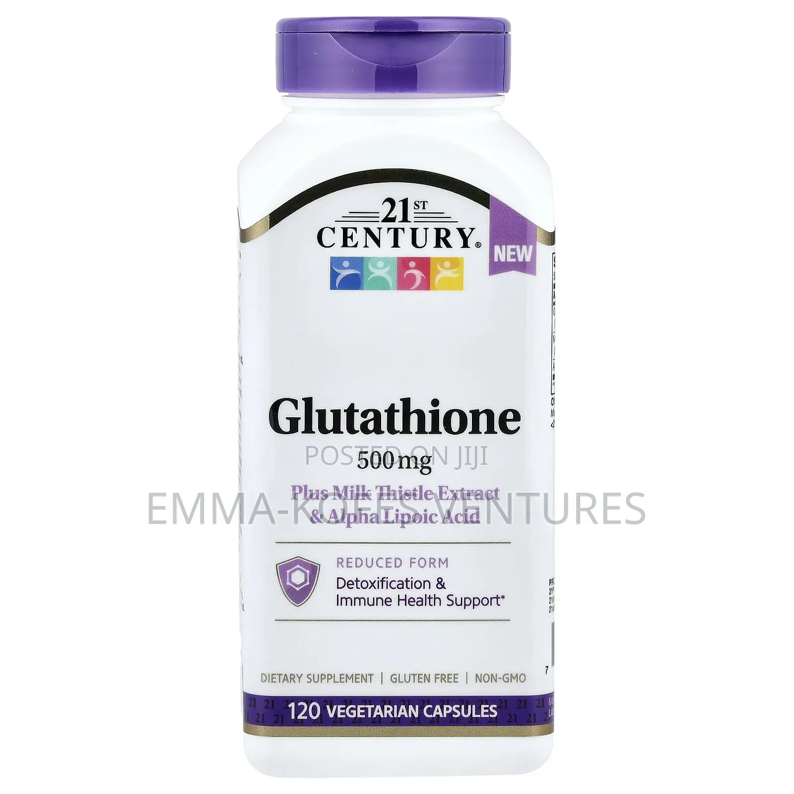 Pre-Order - 21st Century Glutathione 500mg 120 Caps - Usa Dropship`