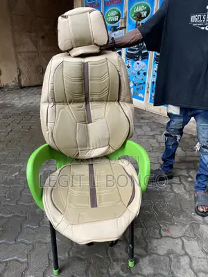 Beige Leather Seat Covers