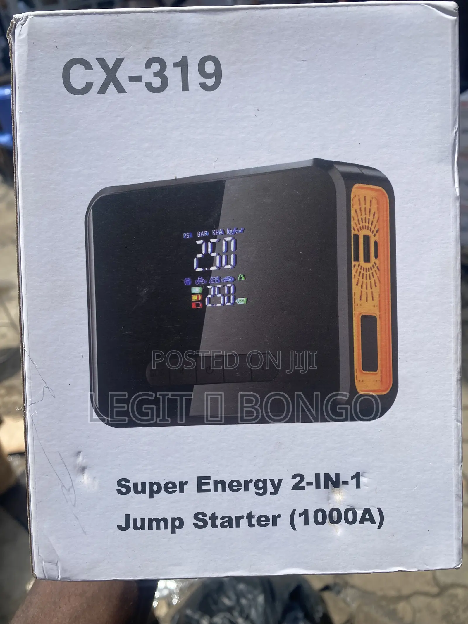 Super Energy 2 in 1 Jumper Starter + Tyre Pump (1000a)