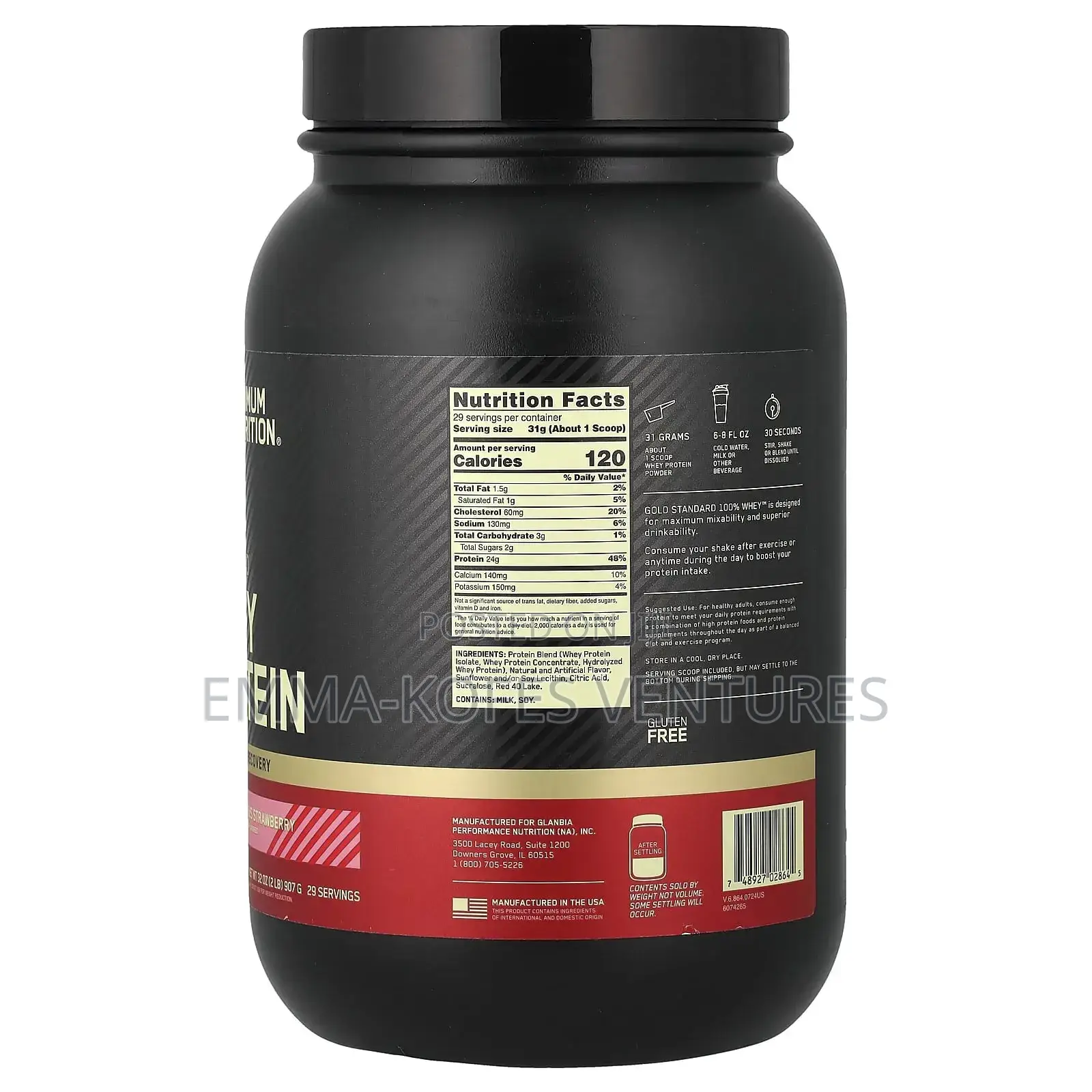Pre-Order - Optimum Nutrition Gold Standard 100% Whey Protein - Usa