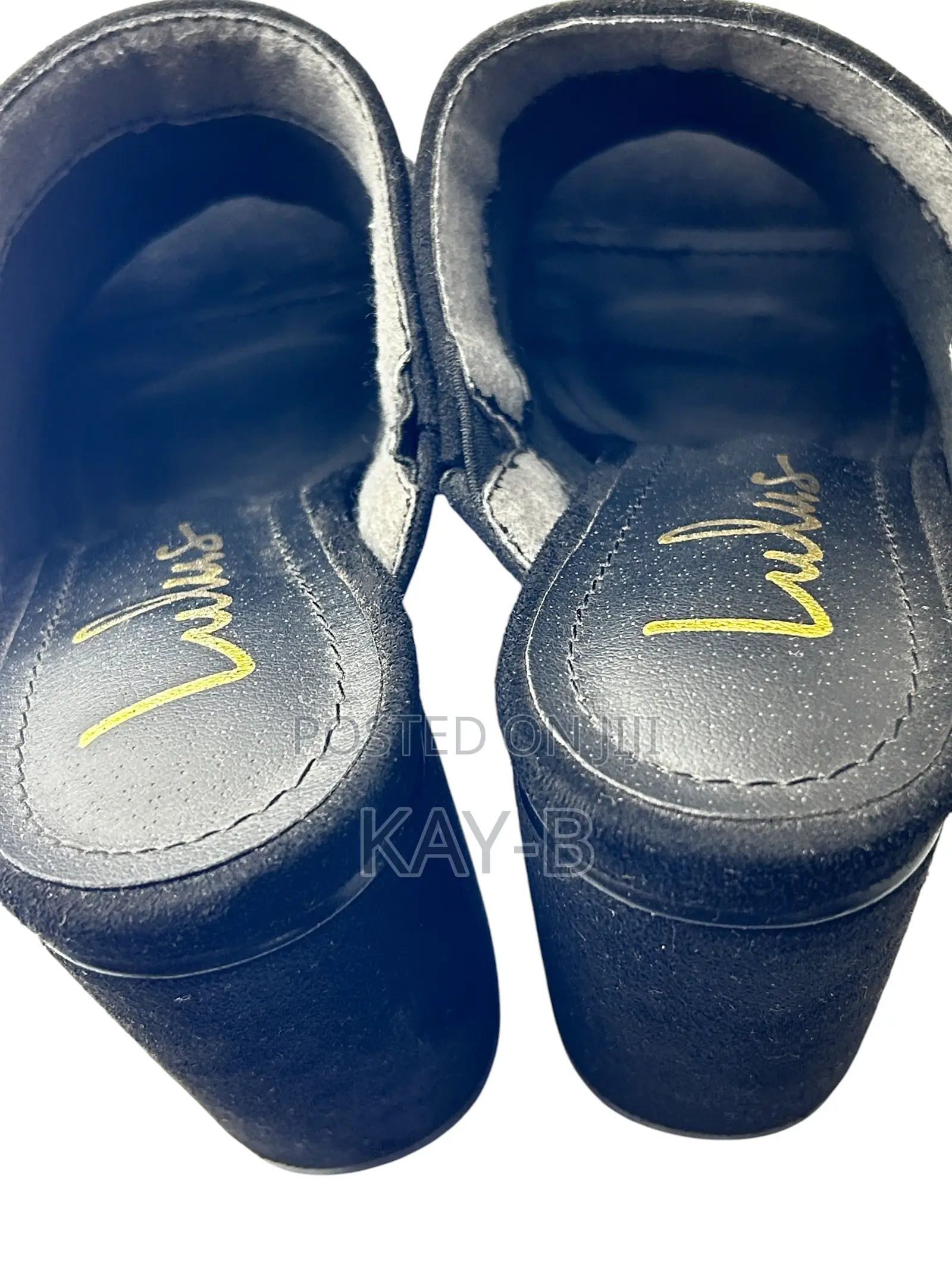 Lulus Raelynn Black Suede Peep-Toe Mules Eus37.5