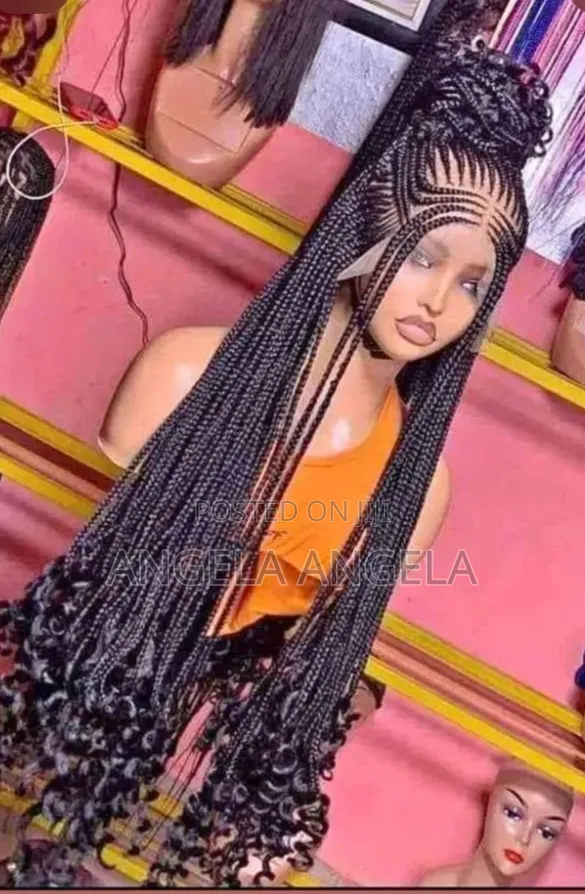 Hair Wigs. Braiding Wigs Caps