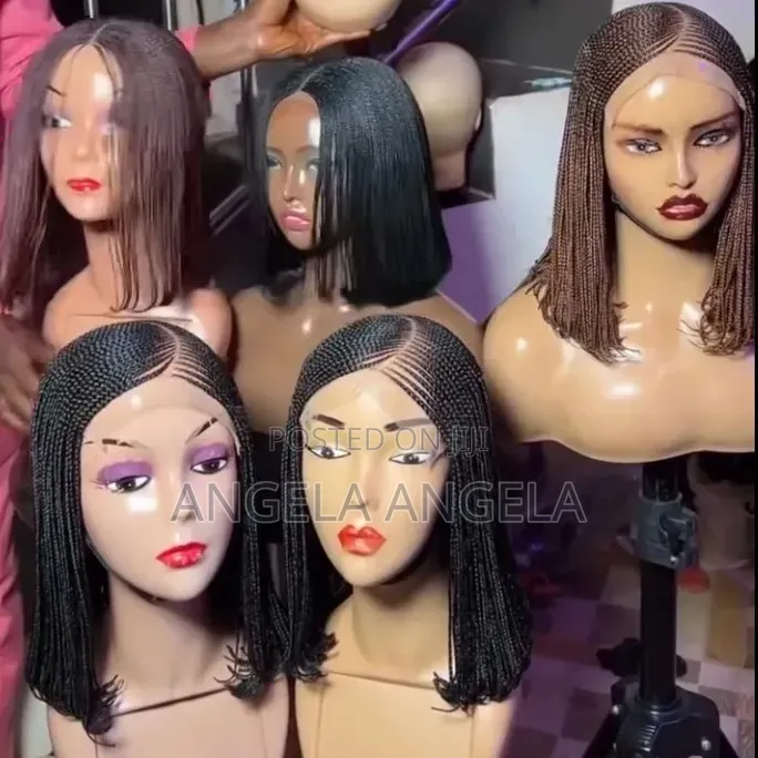 Hair Wigs. Braiding Wigs Caps