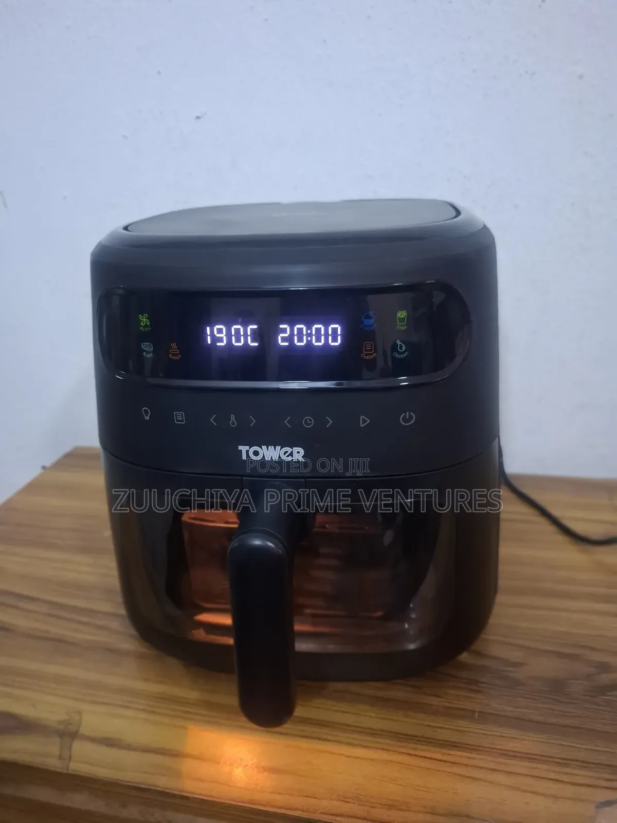 7.5l Tower Colour Display Digital Air Fryer From Uk 