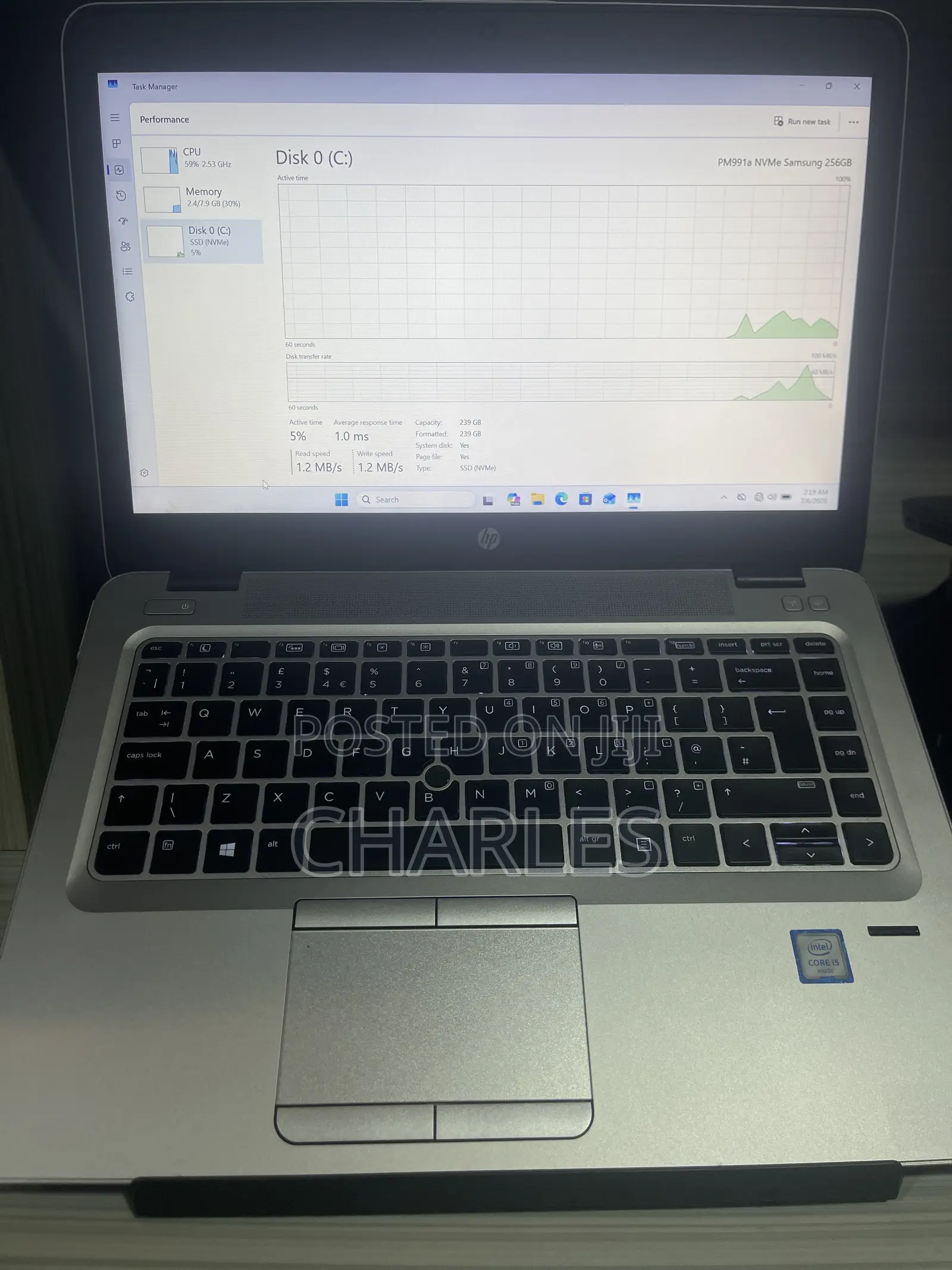 Laptop HP EliteBook 840 G3 8GB Intel Core i5 SSD 256GB