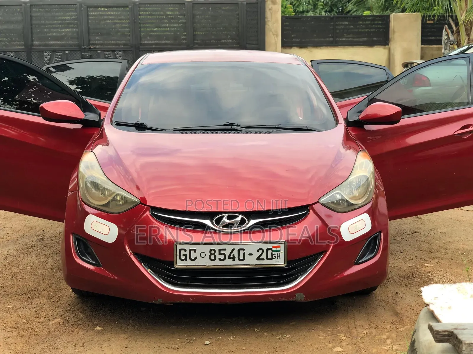 Hyundai Elantra 2013 Red