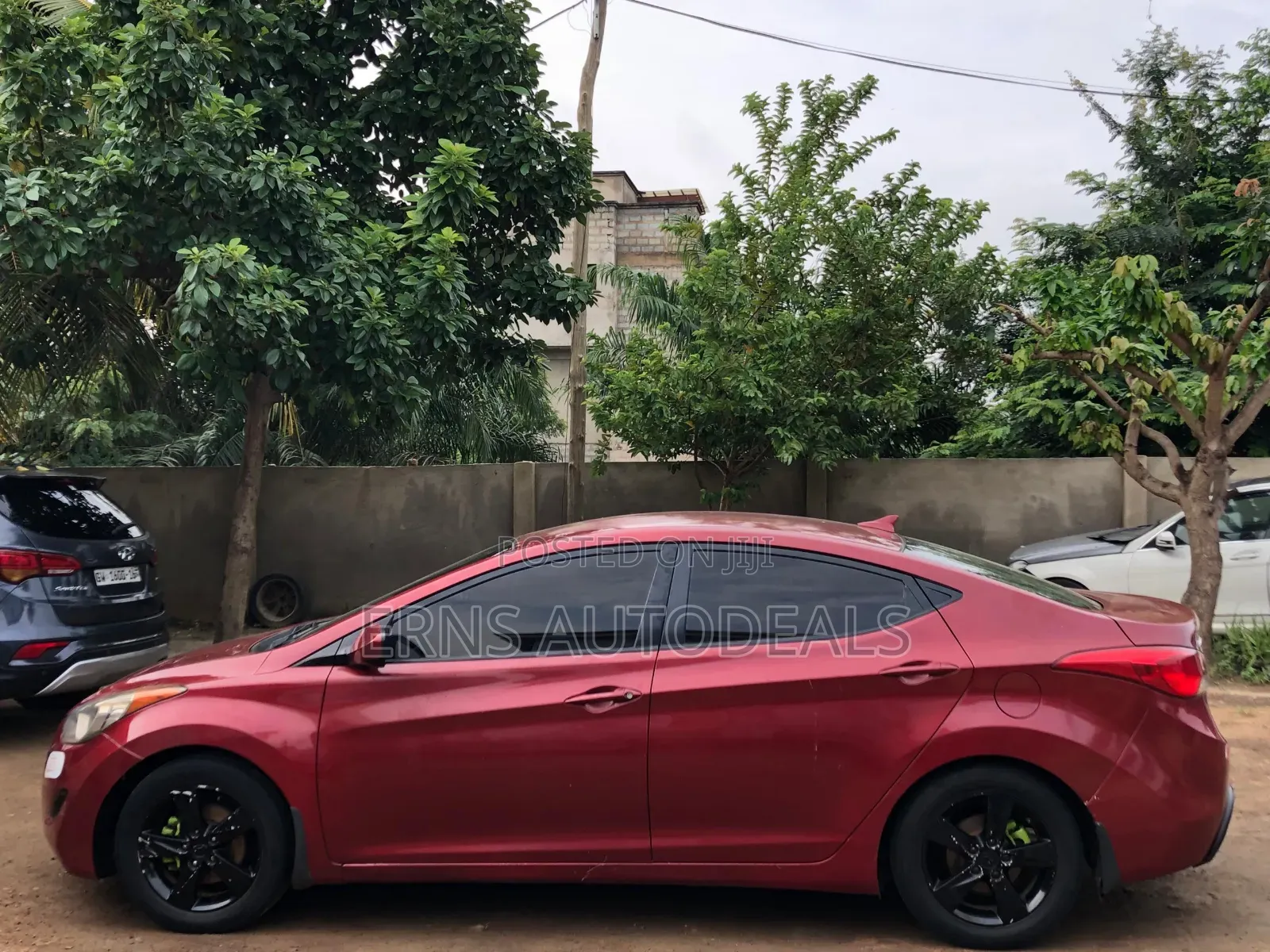 Hyundai Elantra 2013 Red