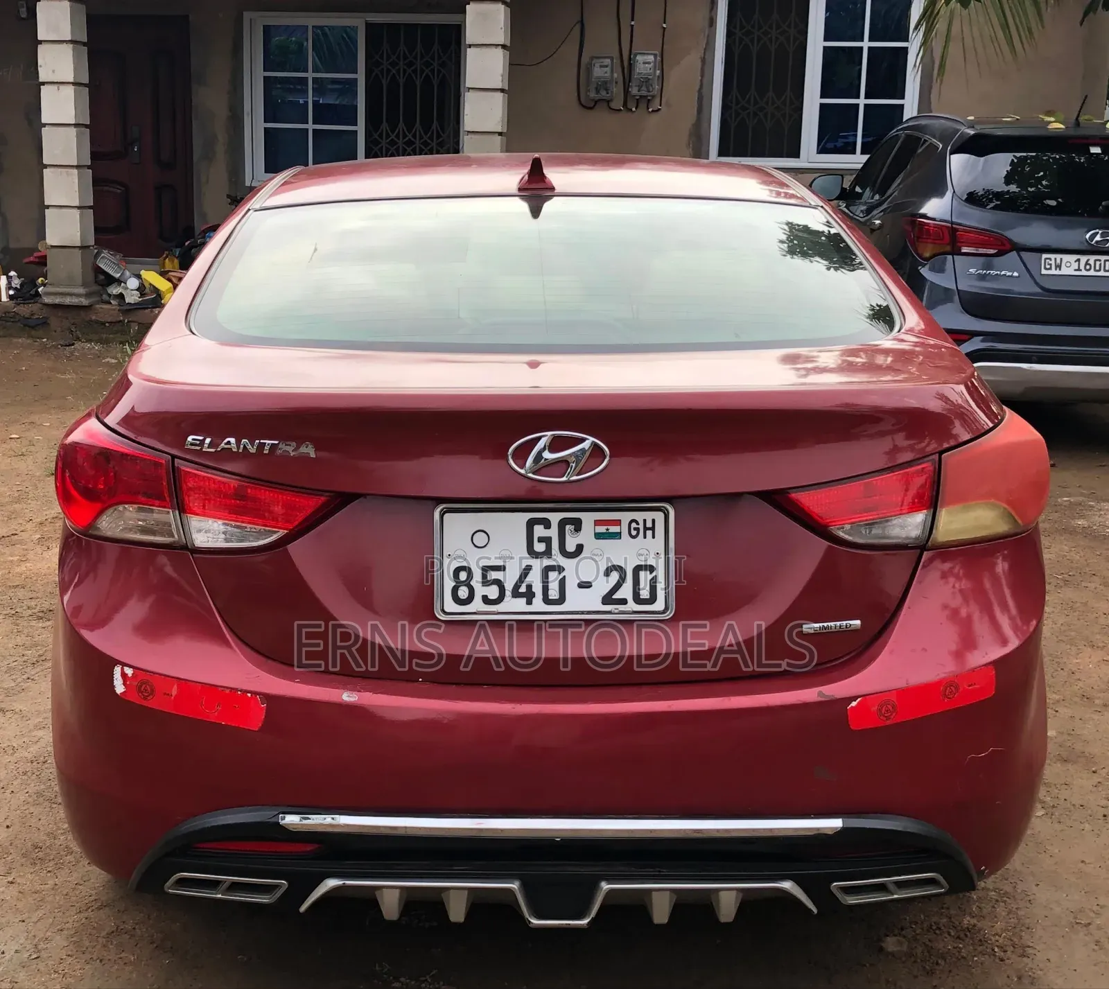 Hyundai Elantra 2013 Red