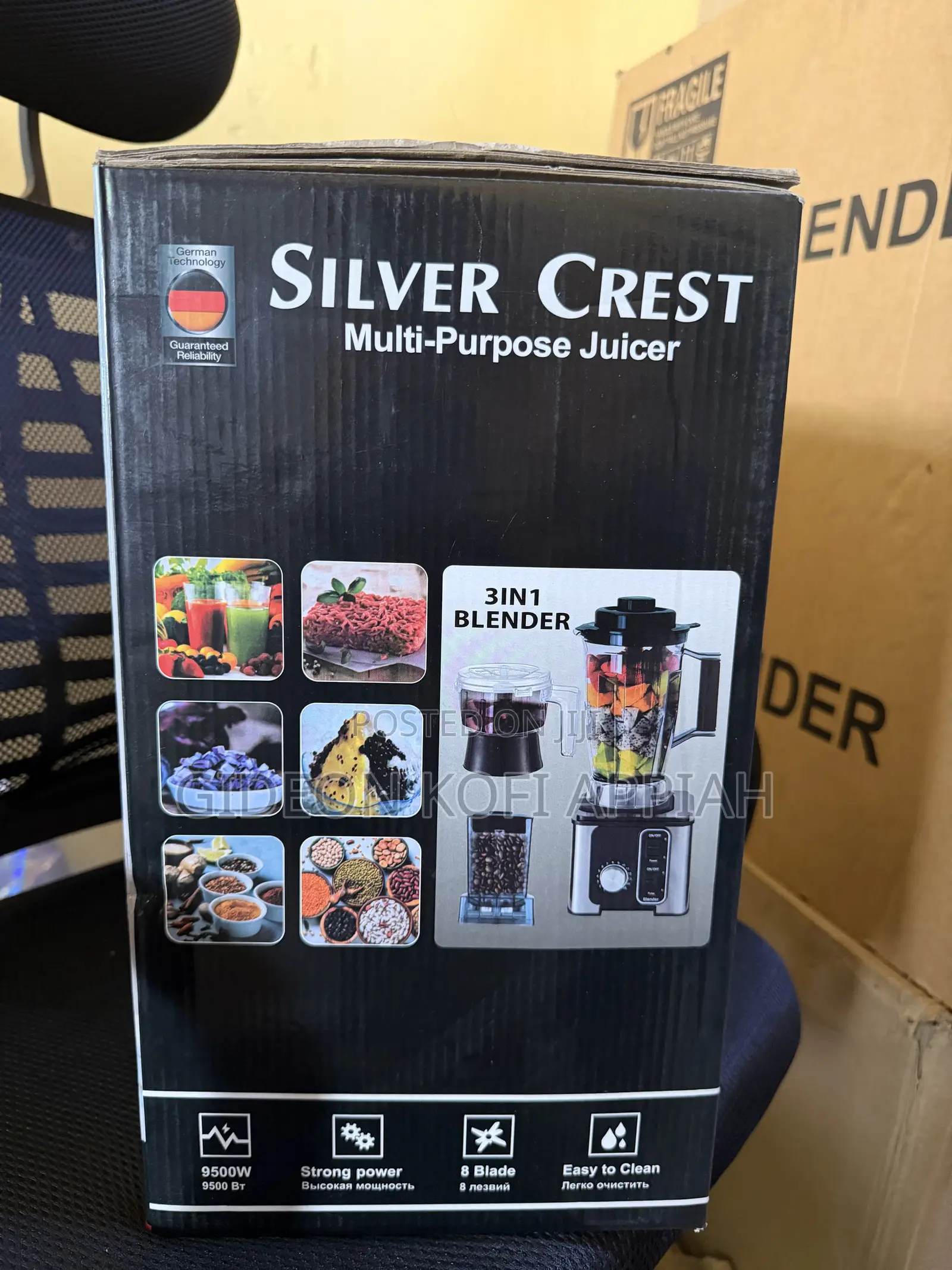 Silver Crest Blender 3 in 1 (Multi-Purpose Juicer)