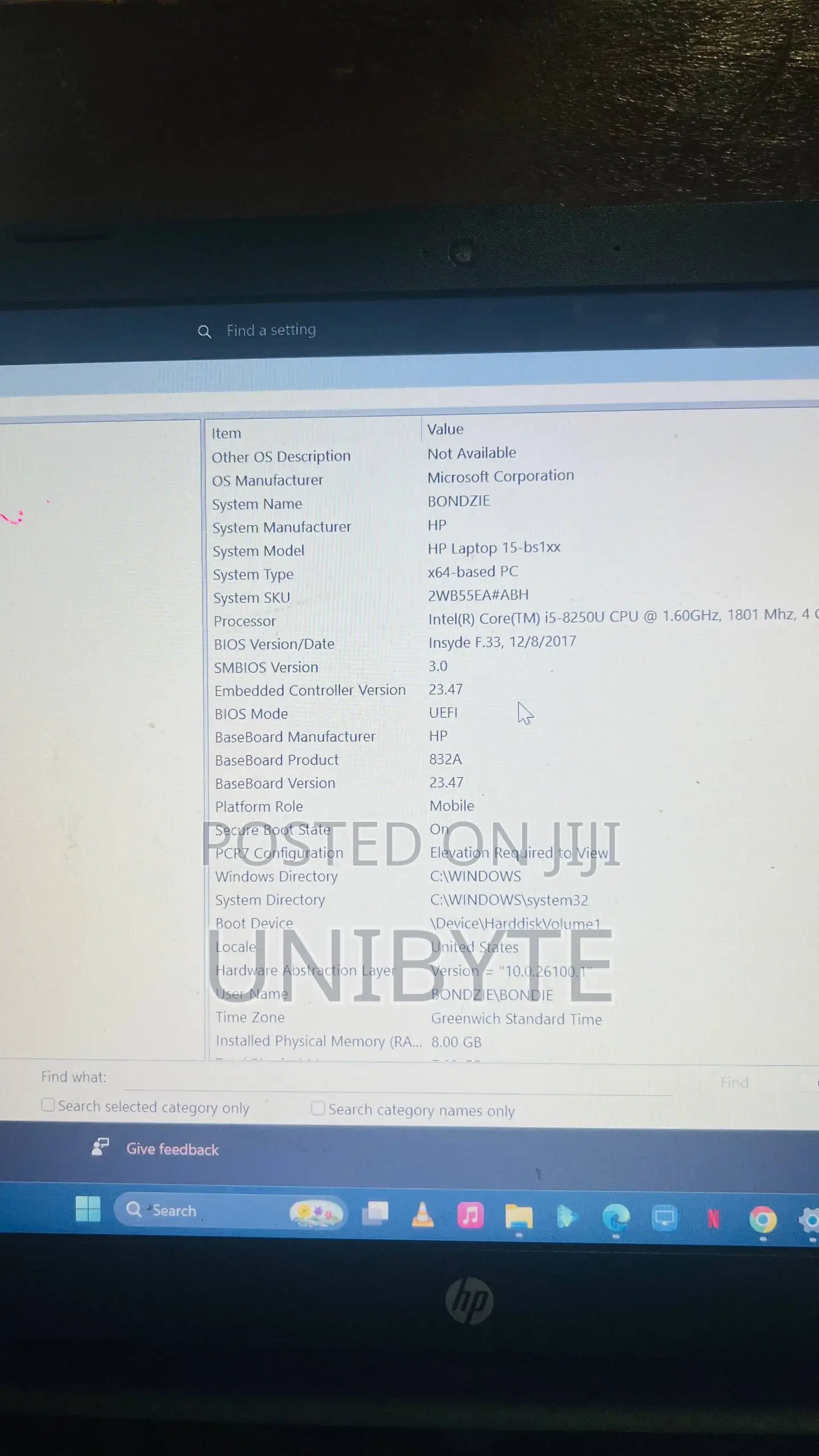 Laptop HP 15 8GB Intel Core i5 HDD 500GB