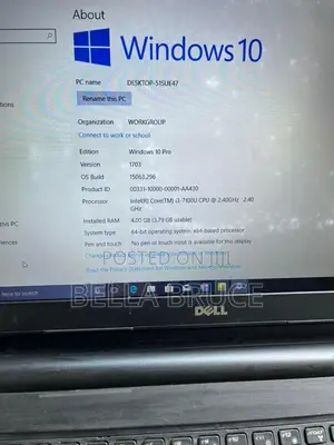 Laptop Dell Inspiron 15 3567 4GB Intel Core i3 HDD 500GB