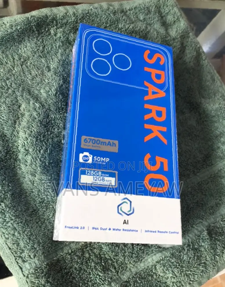 New Tecno Spark 50 128 GB Black