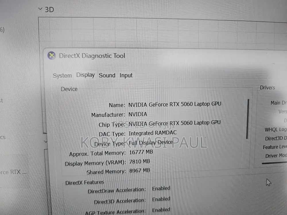 New Laptop Asus TUF Gaming A15 16GB Intel Core Ultra 9 SSD 1T