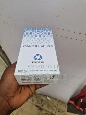 New Tecno Camon 40 Pro 5G 256 GB Black