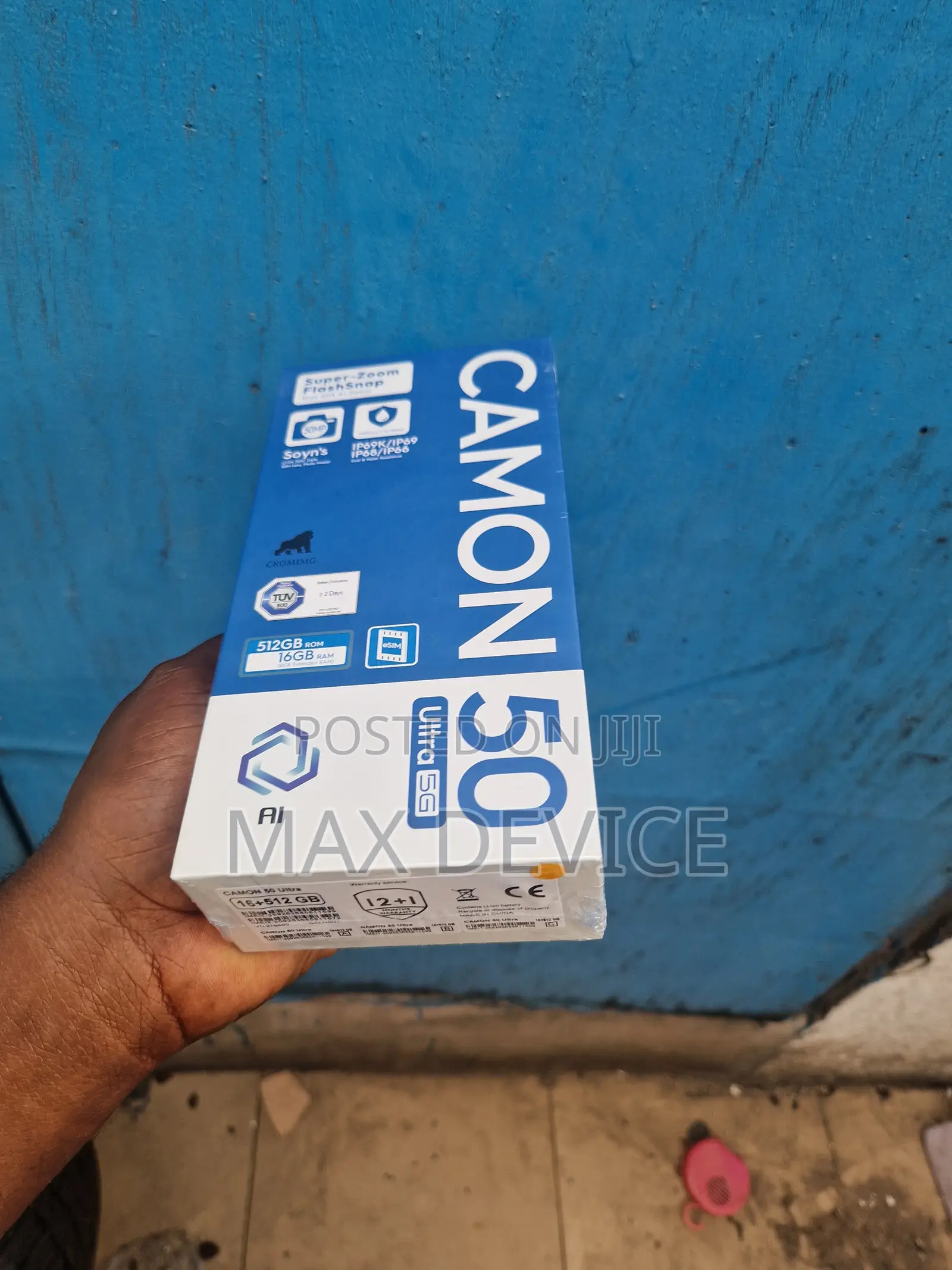 New Tecno Camon 50 Ultra 512 GB Silver