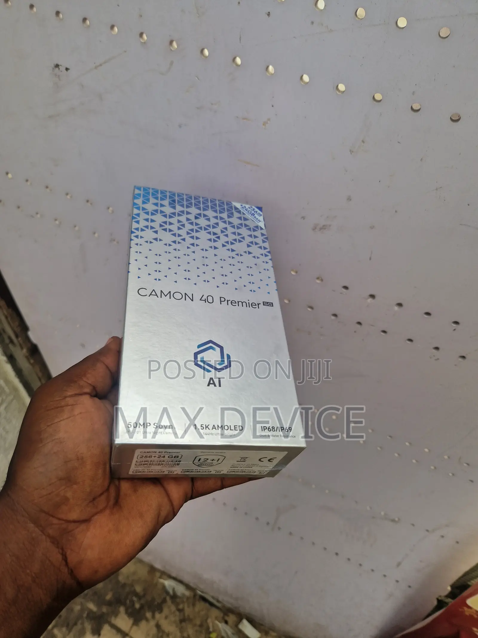 New Tecno Camon 40 Premier 256 GB Silver