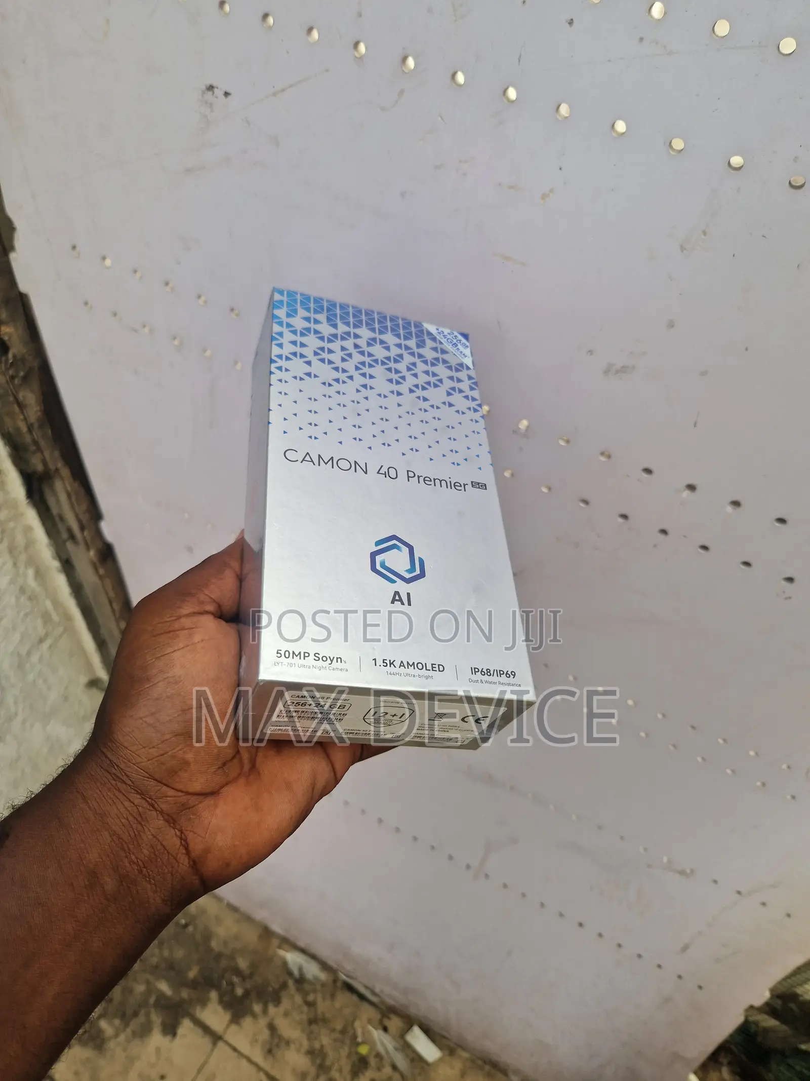 New Tecno Camon 40 Premier 256 GB Silver