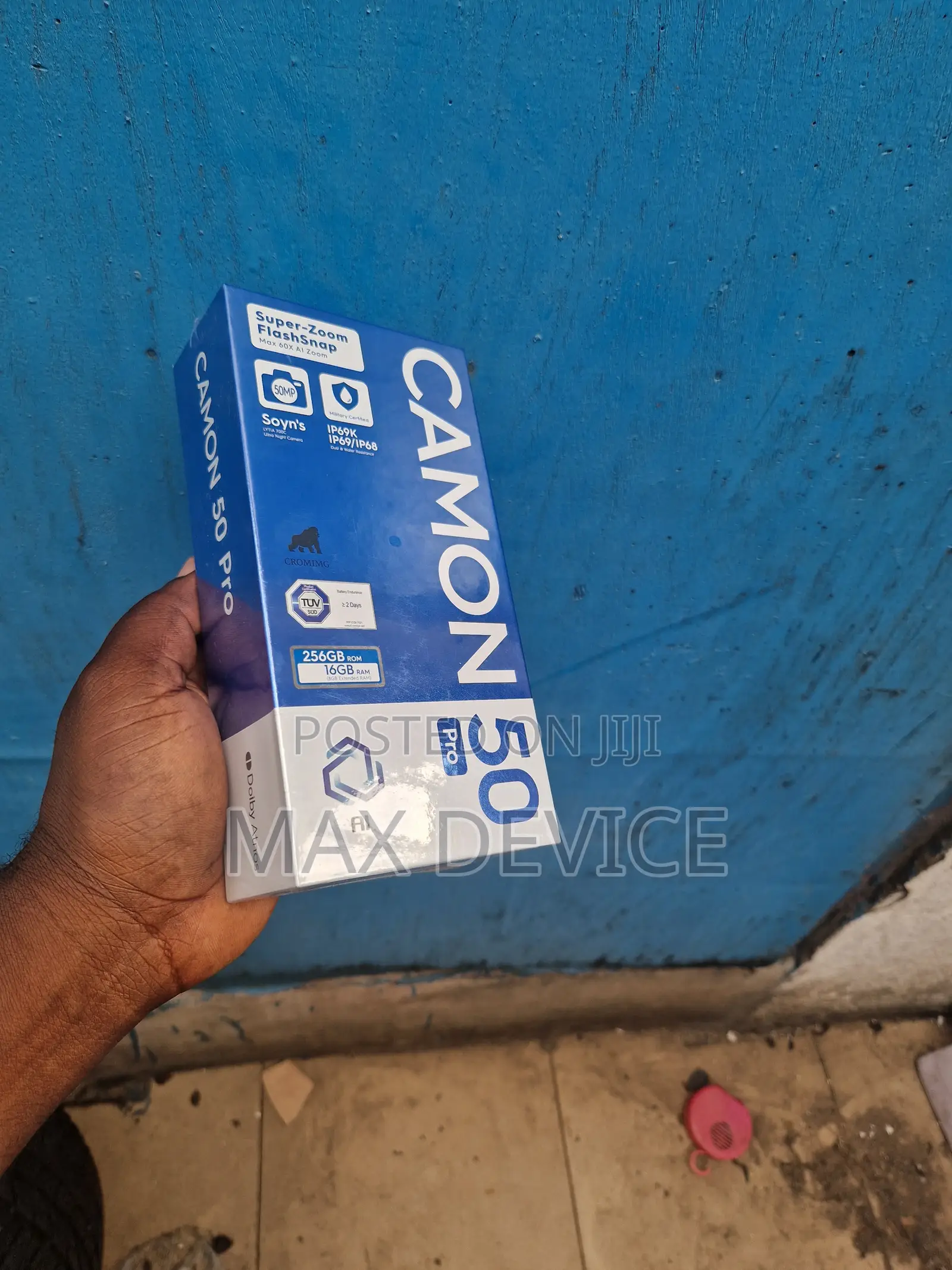New Tecno Camon 50 Pro 256 GB Black
