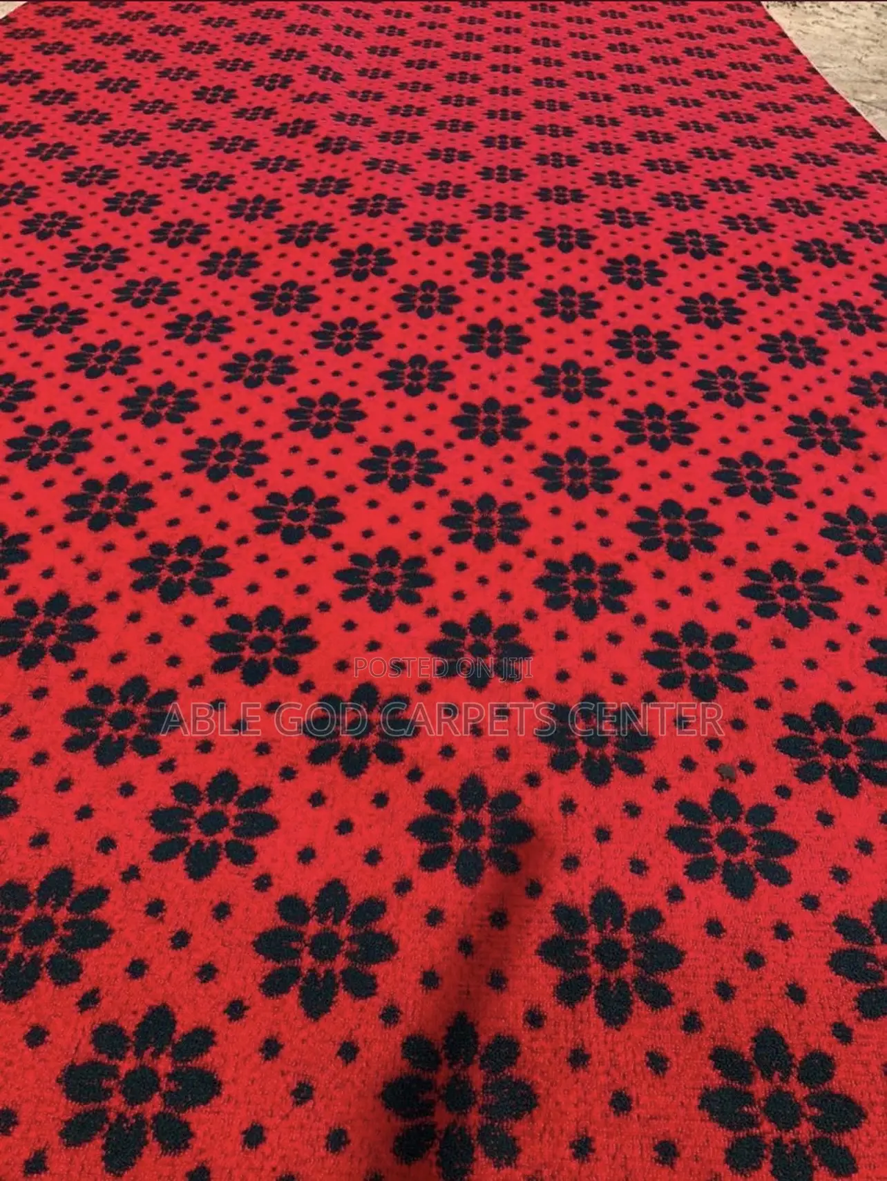 Heavy and Thick Red Carpet With Design for Church and All Activities