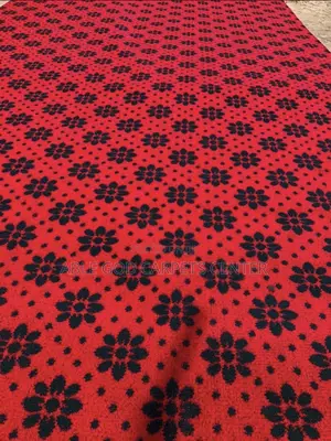 Heavy and Thick Red Carpet With Design for Church and All Activities