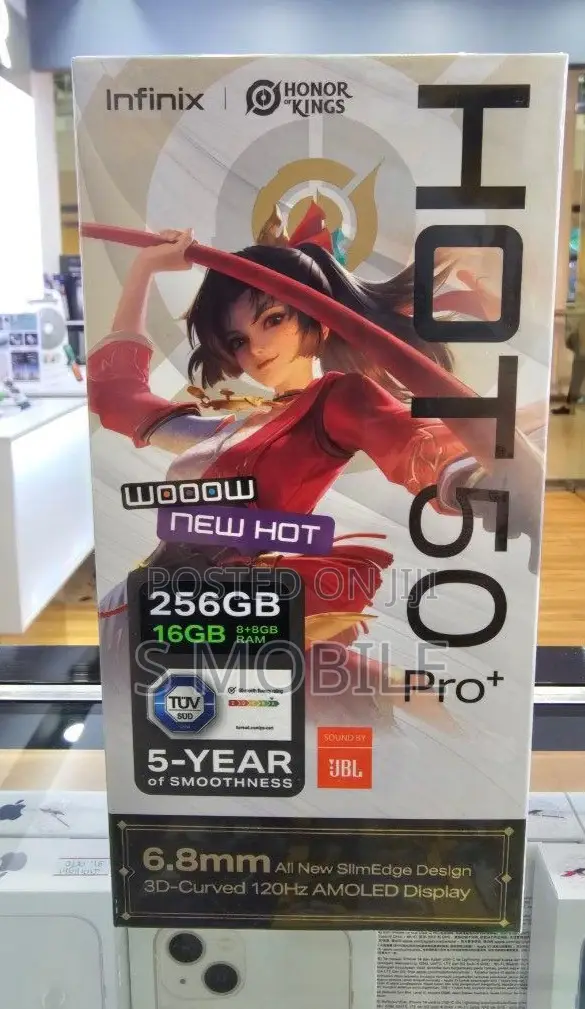New Infinix Hot 50 Pro+ 4G 256 GB Gold