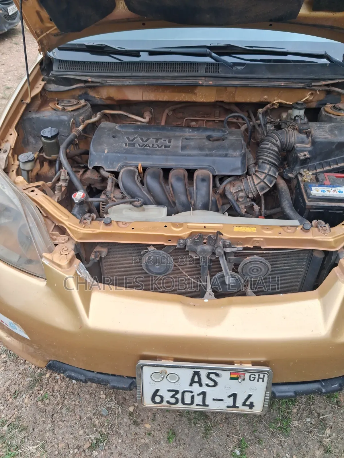 Toyota Matrix 2008 Gold