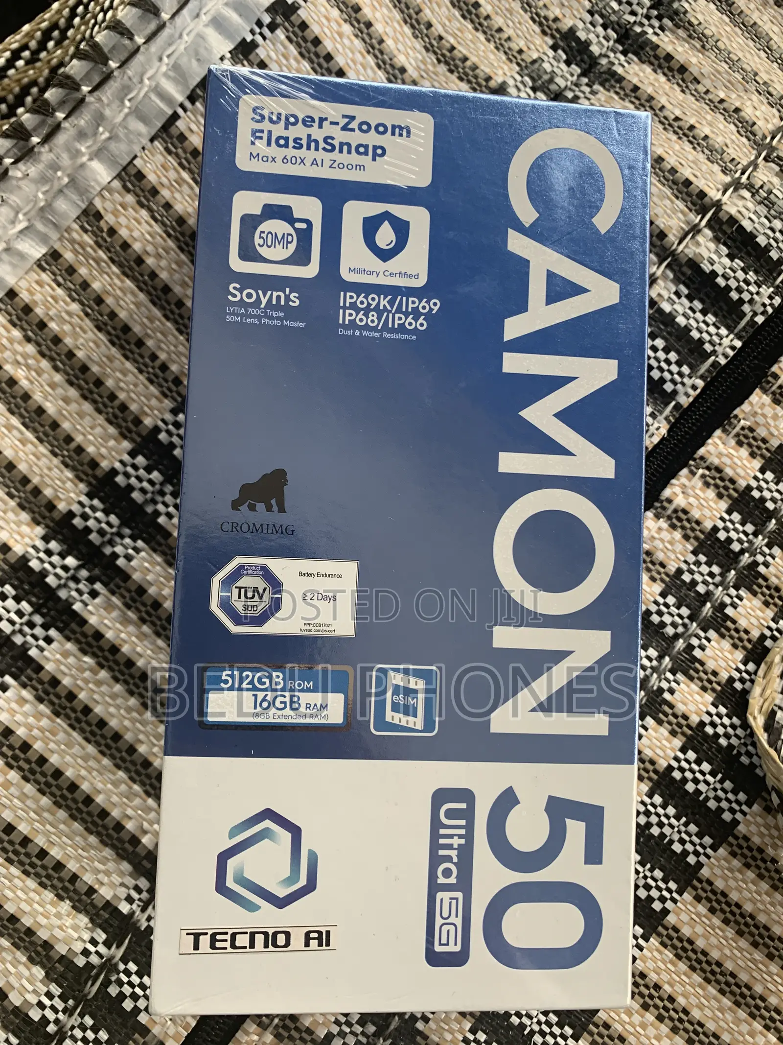 New Tecno Camon 50 Ultra 512 GB Gray