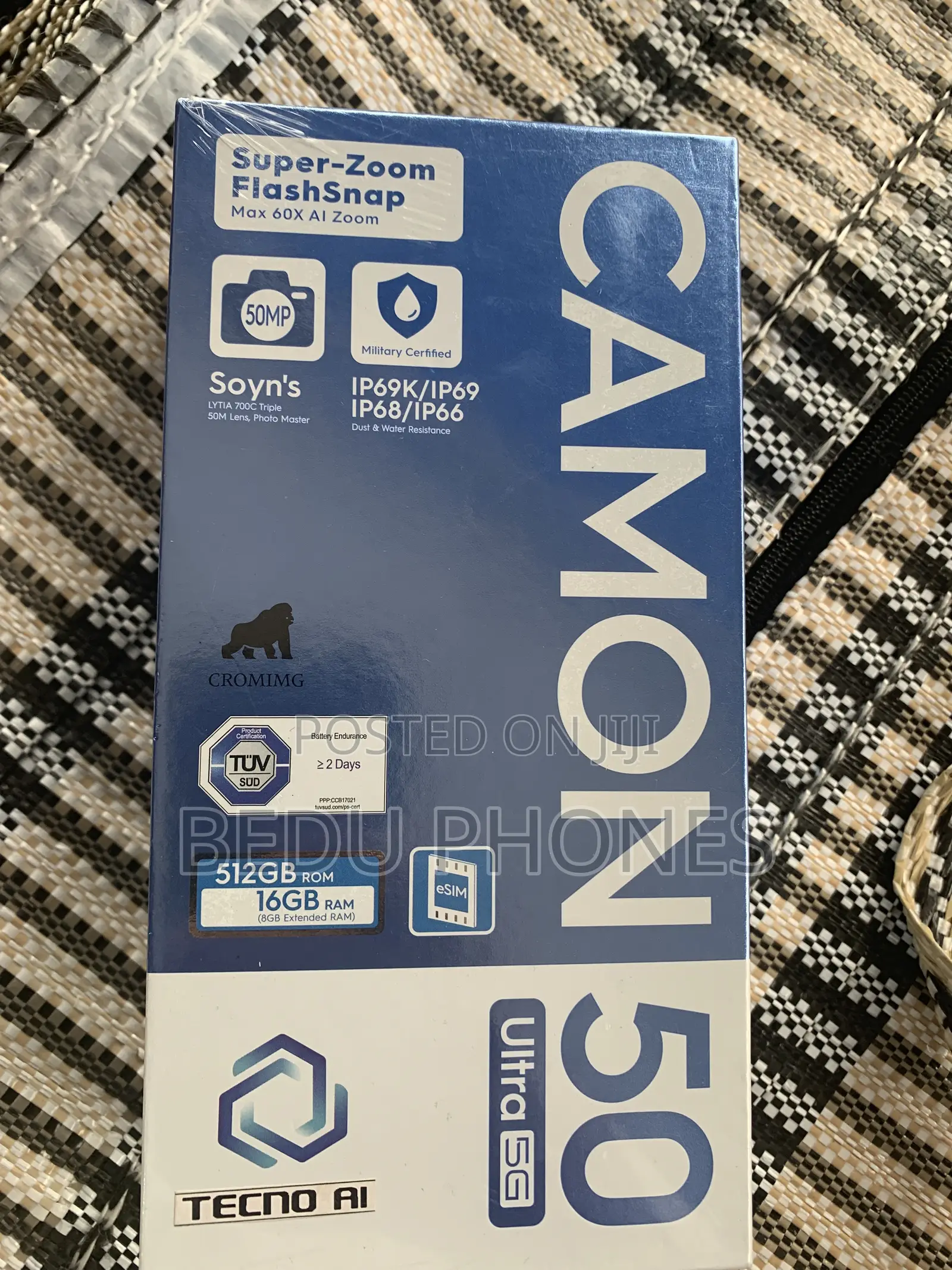 New Tecno Camon 50 Ultra 512 GB Gray