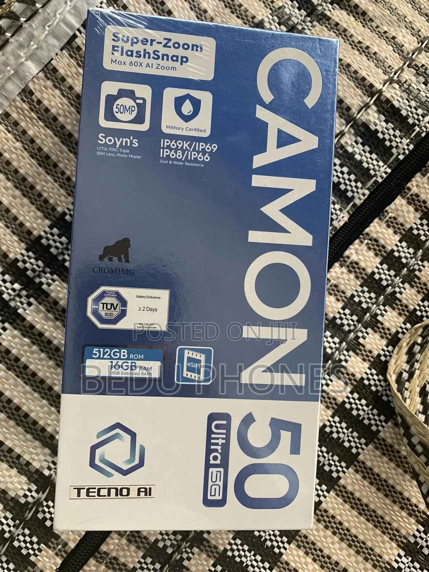 New Tecno Camon 50 Ultra 512 GB Gray