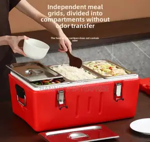 3-Compartment Insulated Food Warmer