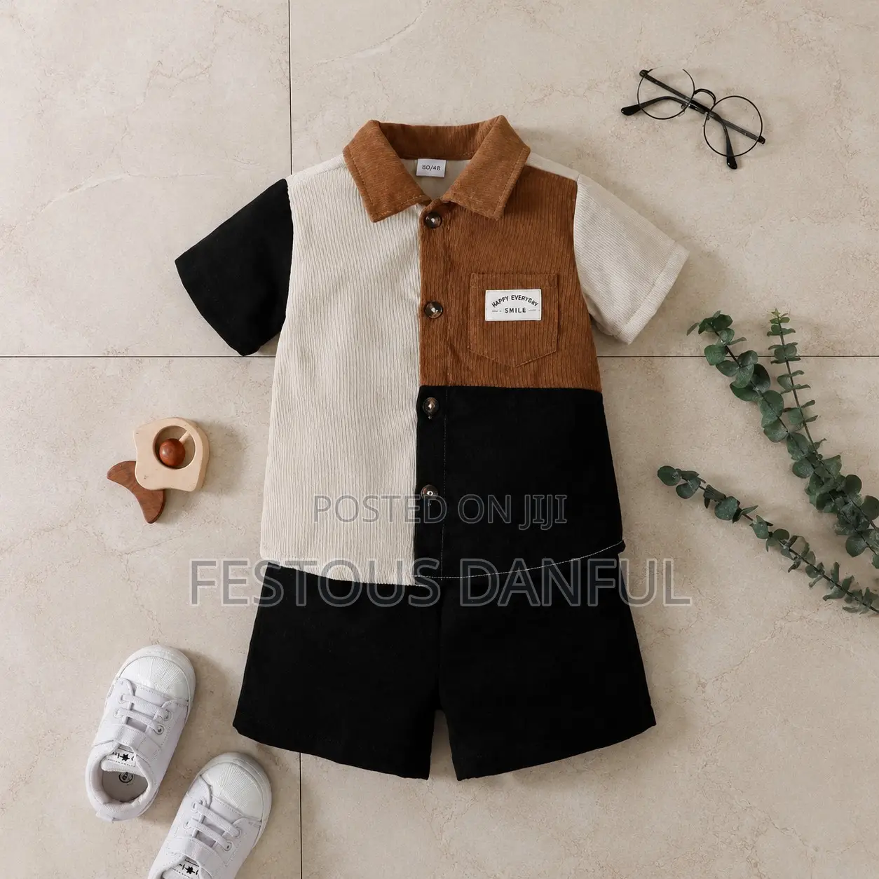 Boys Summer Outfit (1- 6 Years) - 2pcs Set