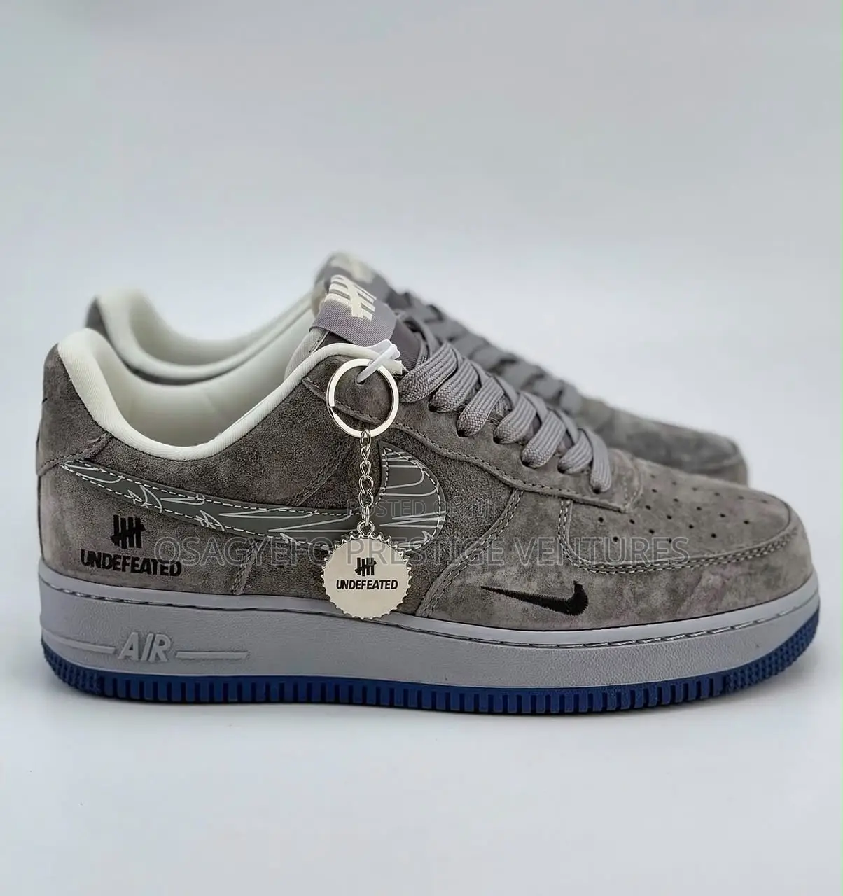 Nike Air Force 1 X Undefeated “Grey Fog”