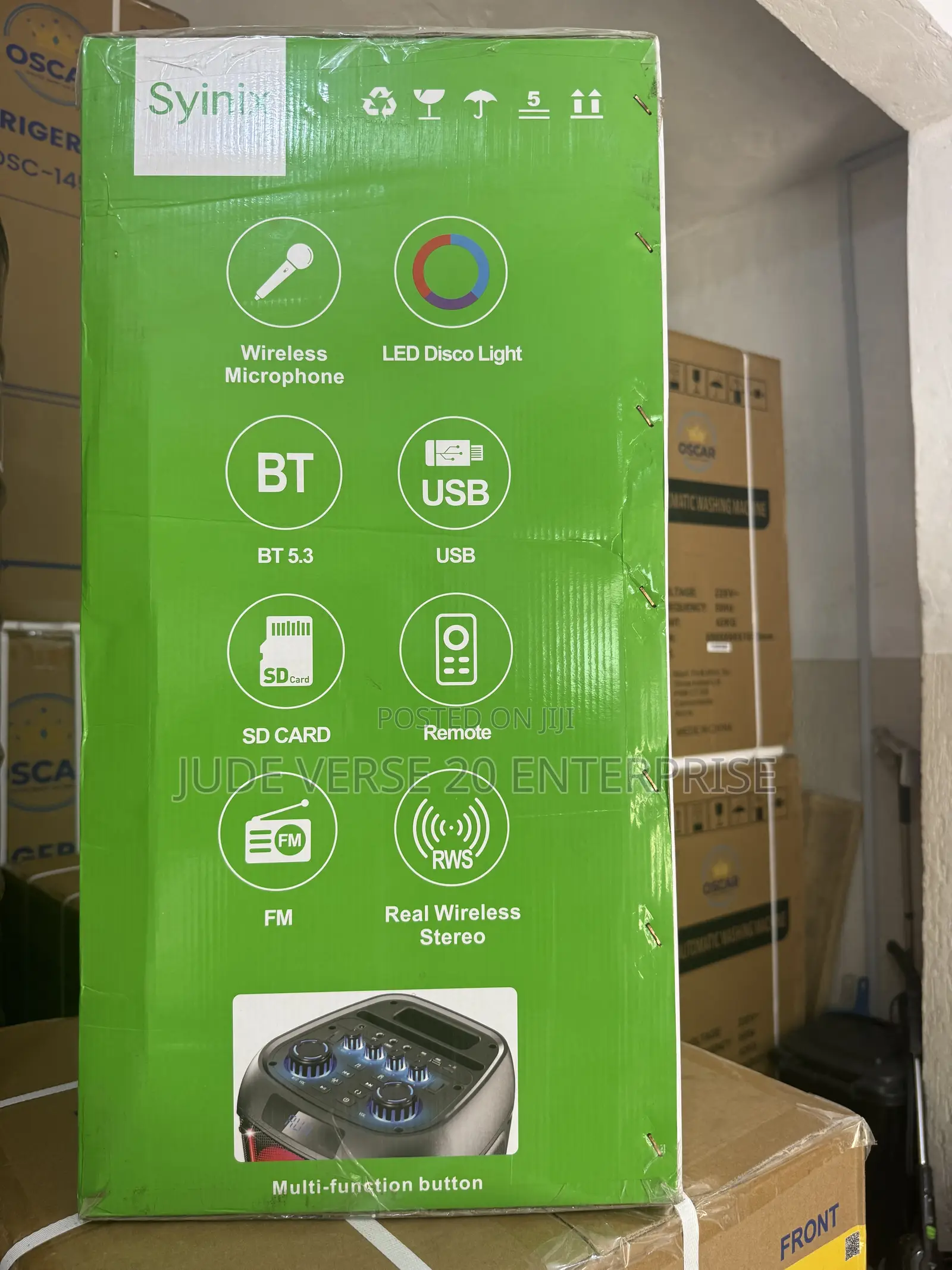 Syinix Powerful Bass Boom Speaker