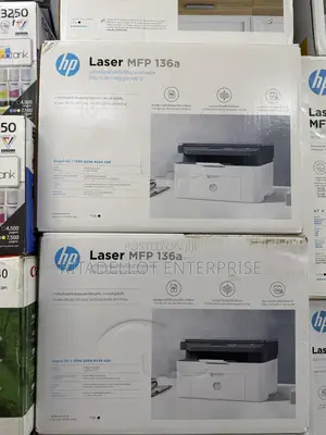 Hp Laserjet Pro MFP 136a, Print, Scan, Copy (Black and White) Printer