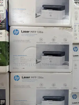 Hp Laserjet Pro MFP 136a, Print, Scan, Copy (Black and White) Printer