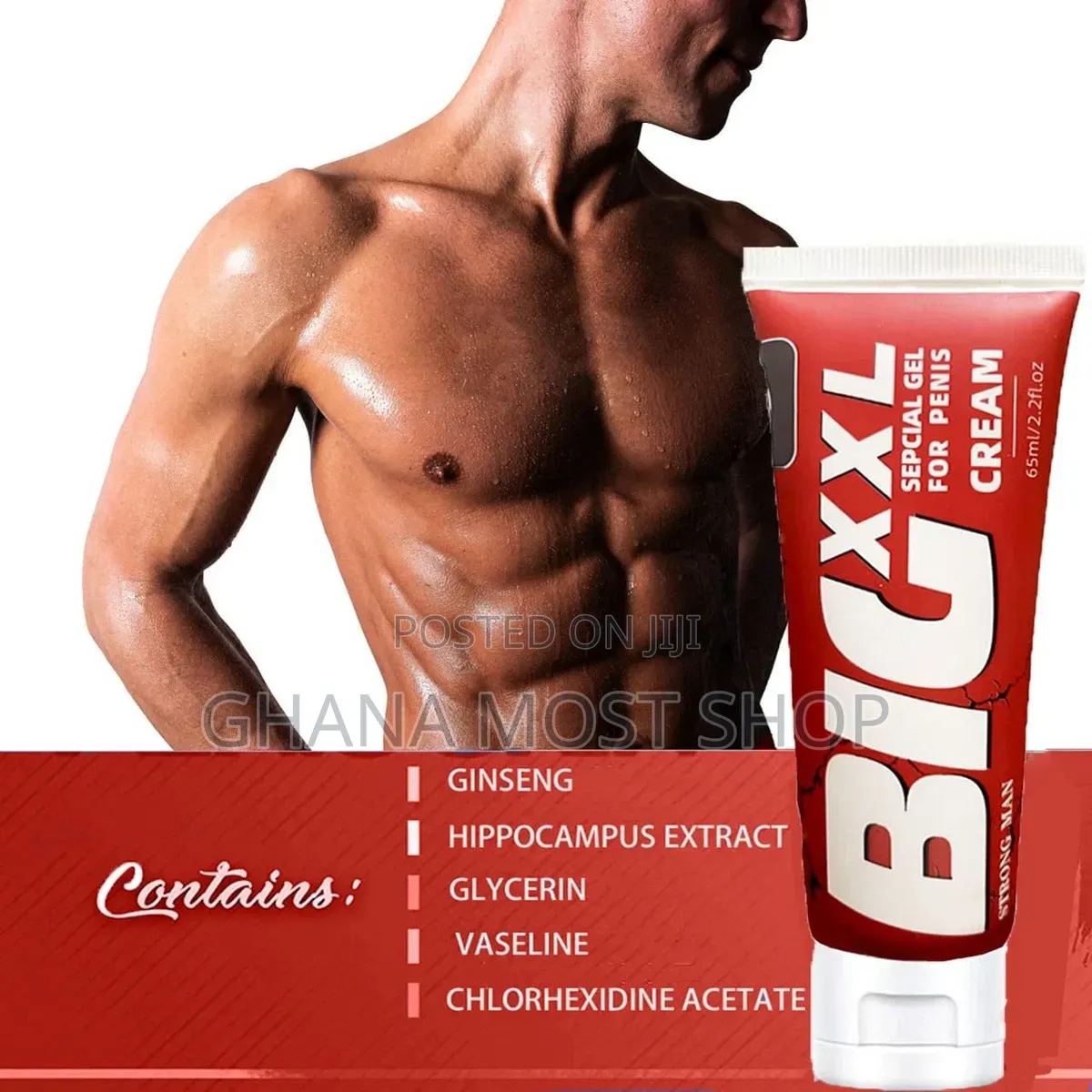 Big XXL Cream Gel Oil Male Enhancement Cream for Men