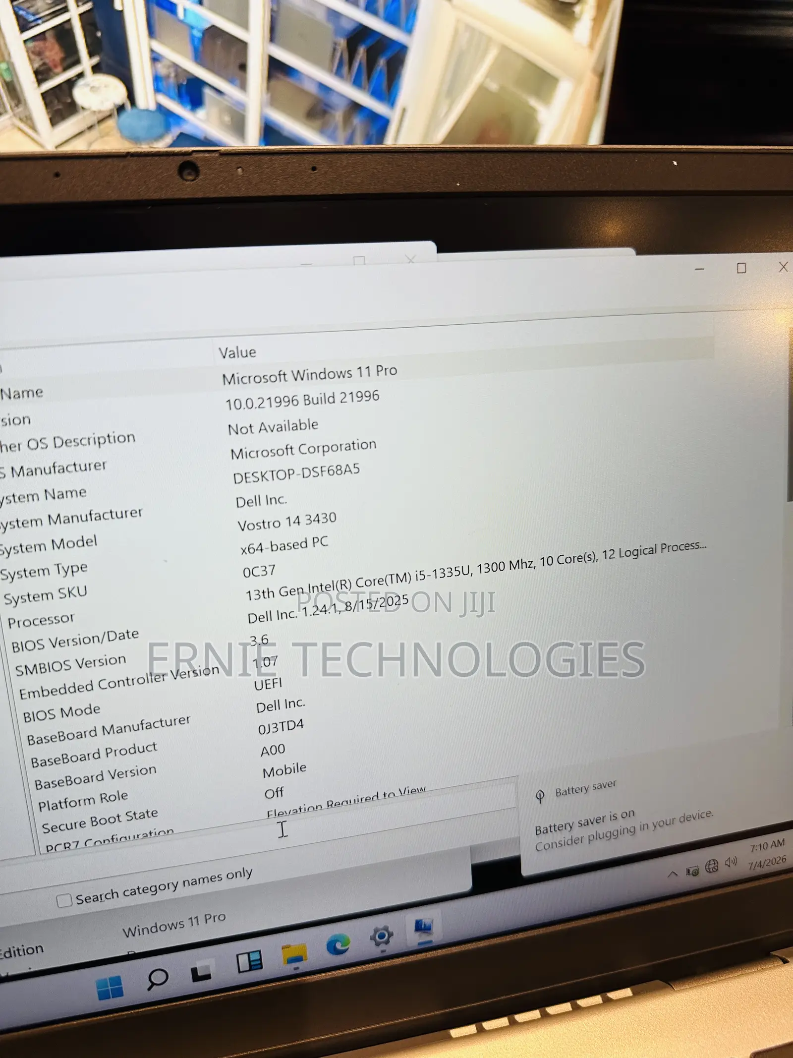 Laptop Dell Vostro 14 3430 16GB Intel Core i5 SSD 256GB