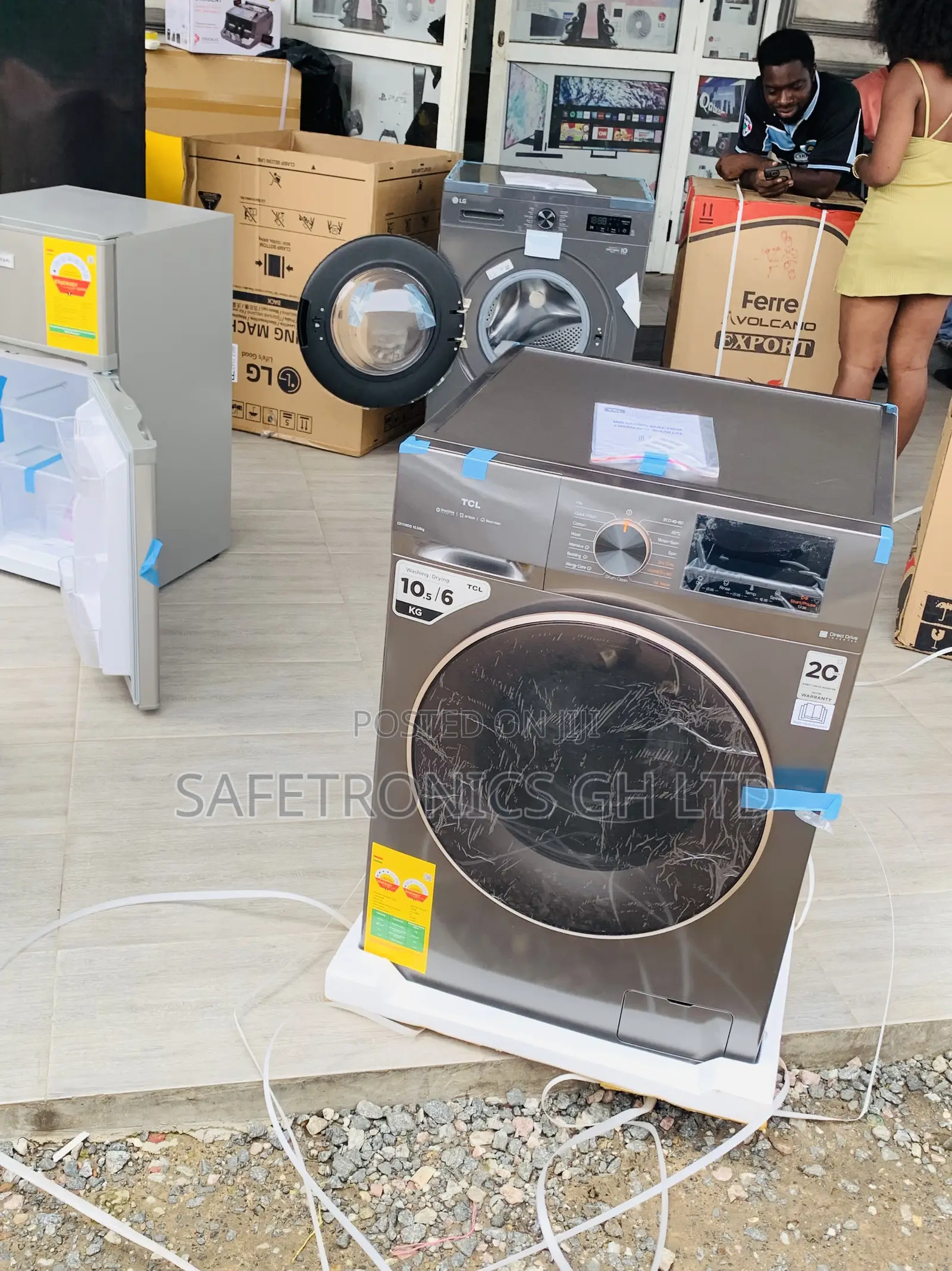 Long Lasting TCL Washer 10.5kg Dryer 6kgs Washing Machine