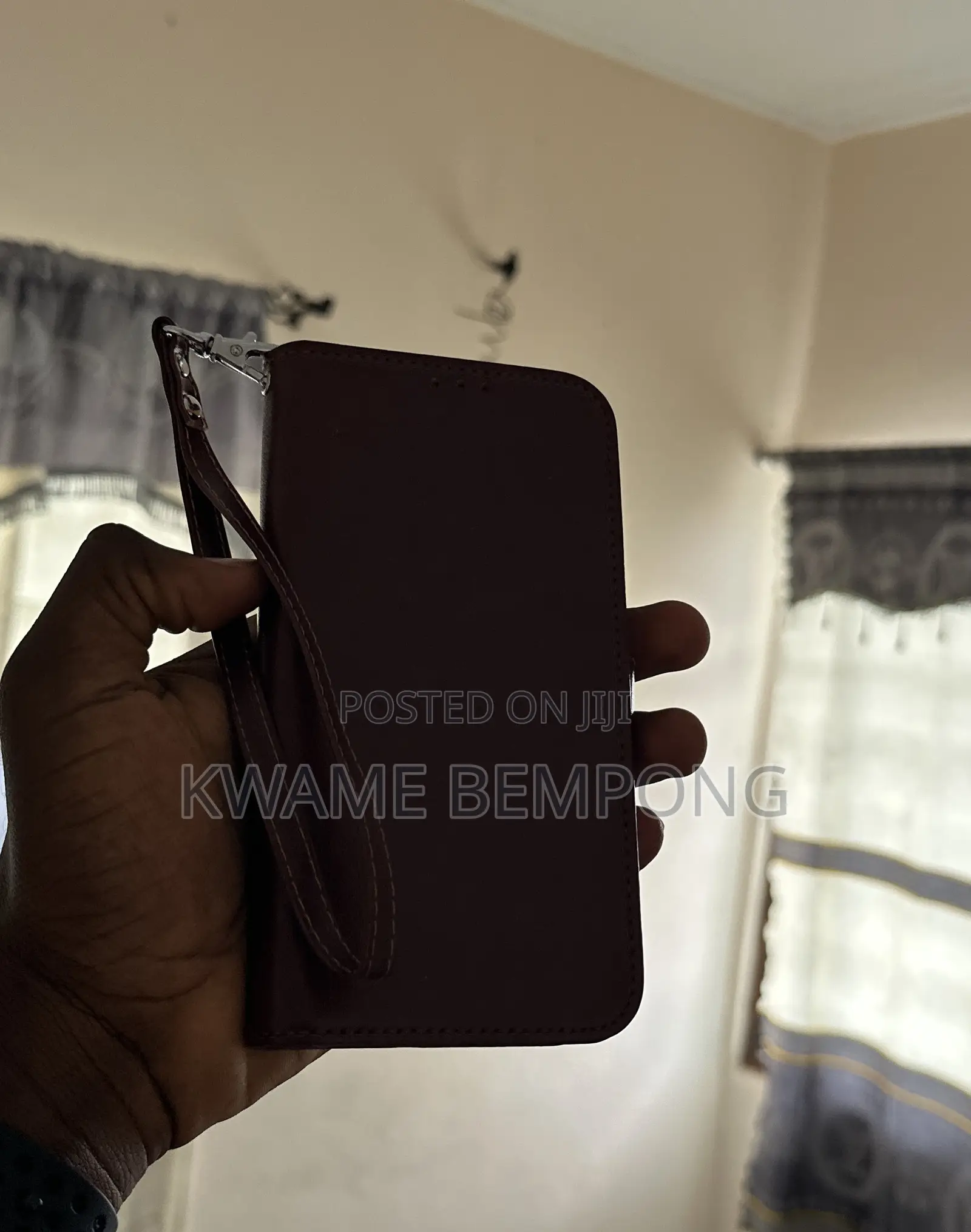 Quality Leather Phone Case With Id Holder for iPhone 15 Pro Max