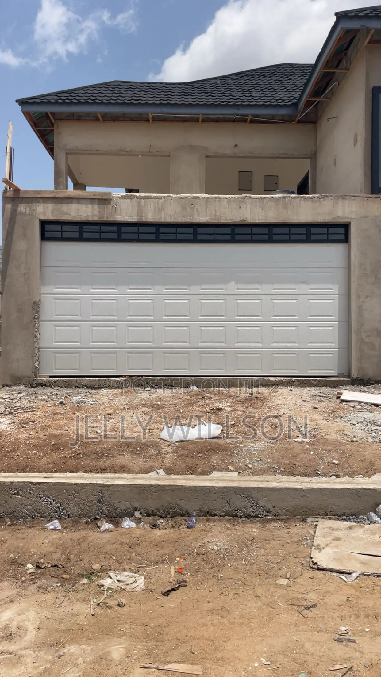 Garage Door 18feet X 8 Feet Fixter Fanlight