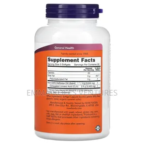 Pre-Order Now Foods Cla 800mg - 180 Softgels - Usa Import