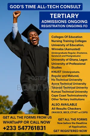 Tertiary (University, Security And College Recruitment Forms Filling
