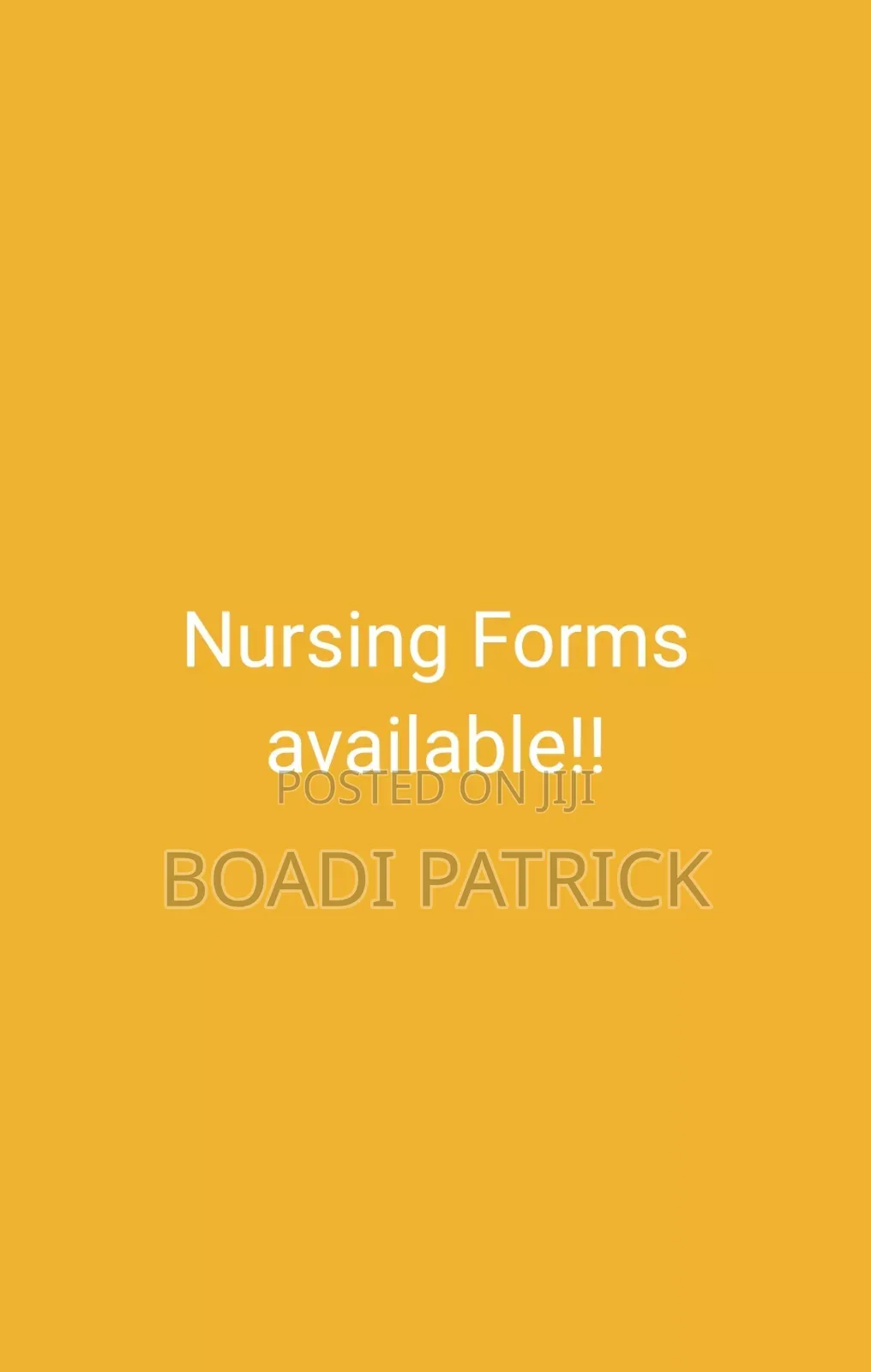 Tertiary (University, Security And College Recruitment Forms Filling