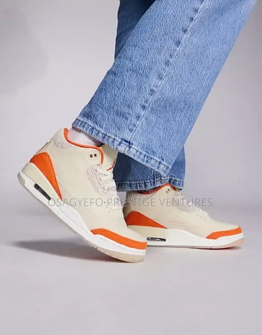 Nike Air Jordan 3 Low “White/Orange” Sneakers