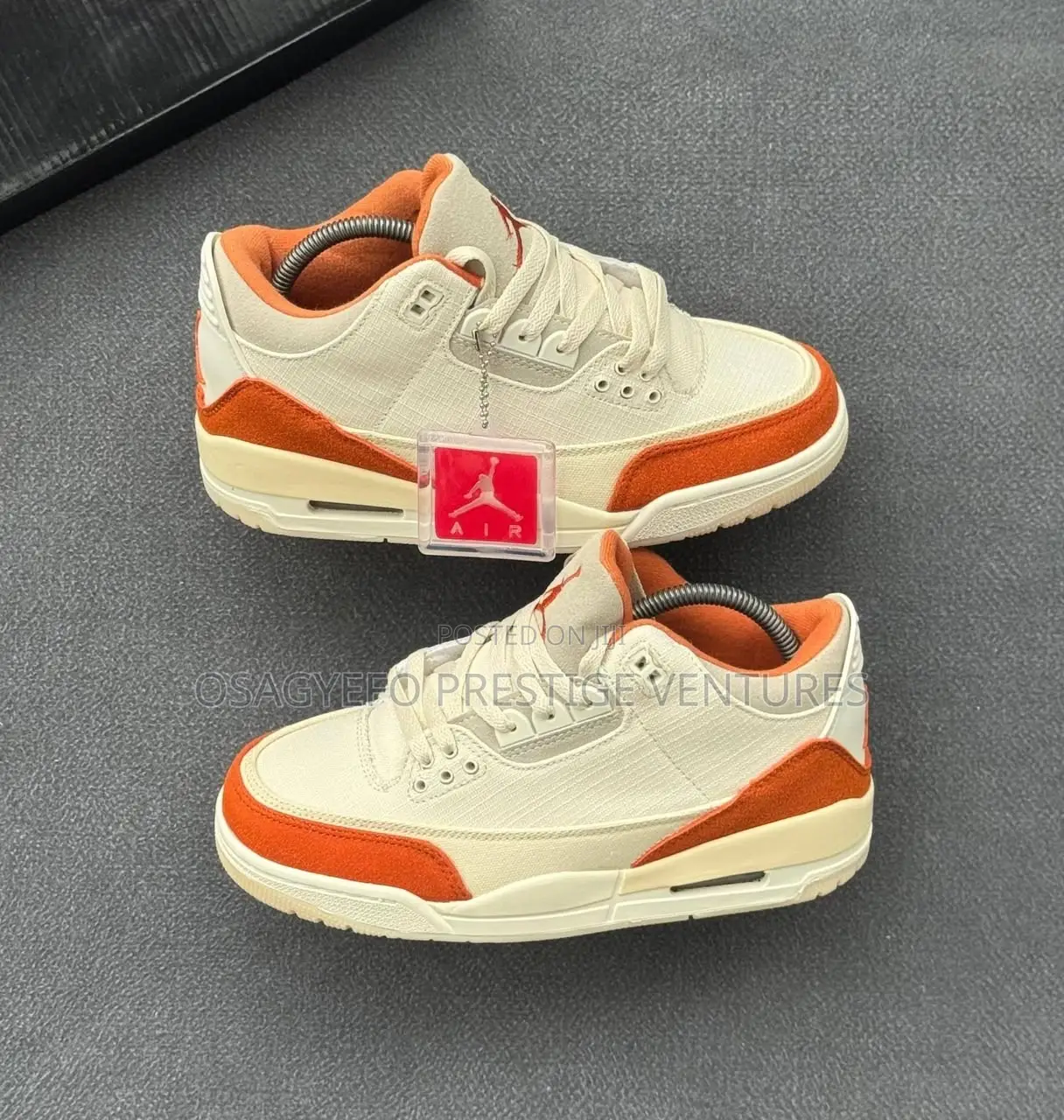 Nike Air Jordan 3 Low “White/Orange” Sneakers