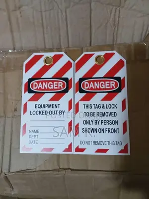 Safety Danger Tag Card