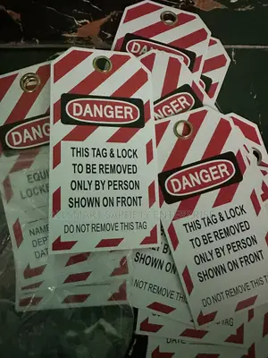 Safety Danger Tag Card